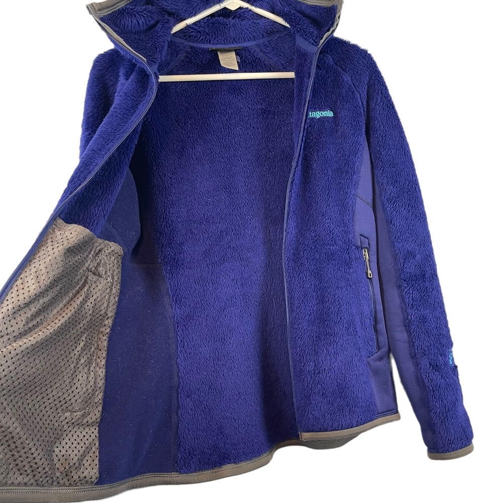 Patagonia R3 Hi-Loft Hoodie Jacket fleece fuzzy fall jacket woman's size small - Picture 6 of 9